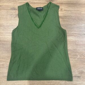 Cashmere Beaded Top SMALL